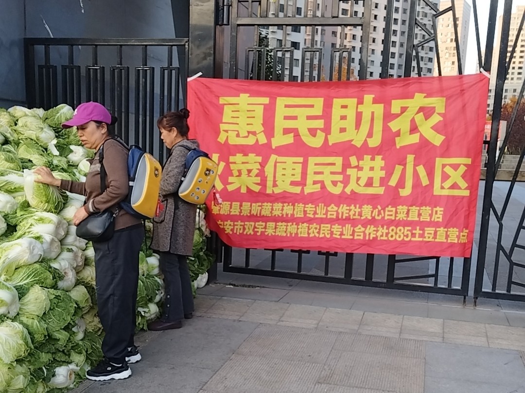 惠民助农秋菜来咯！“首批秋菜刚上市，就搬进了我们家小区”！ 