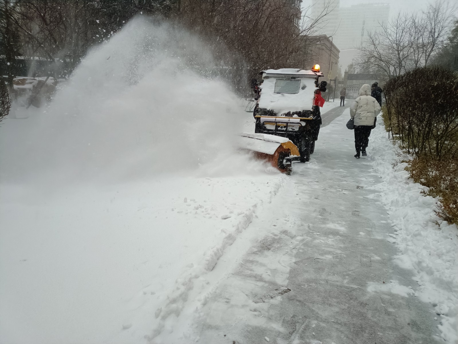抗击暴风雪|欣汇龙物业打响防冻、除冰雪攻坚战！